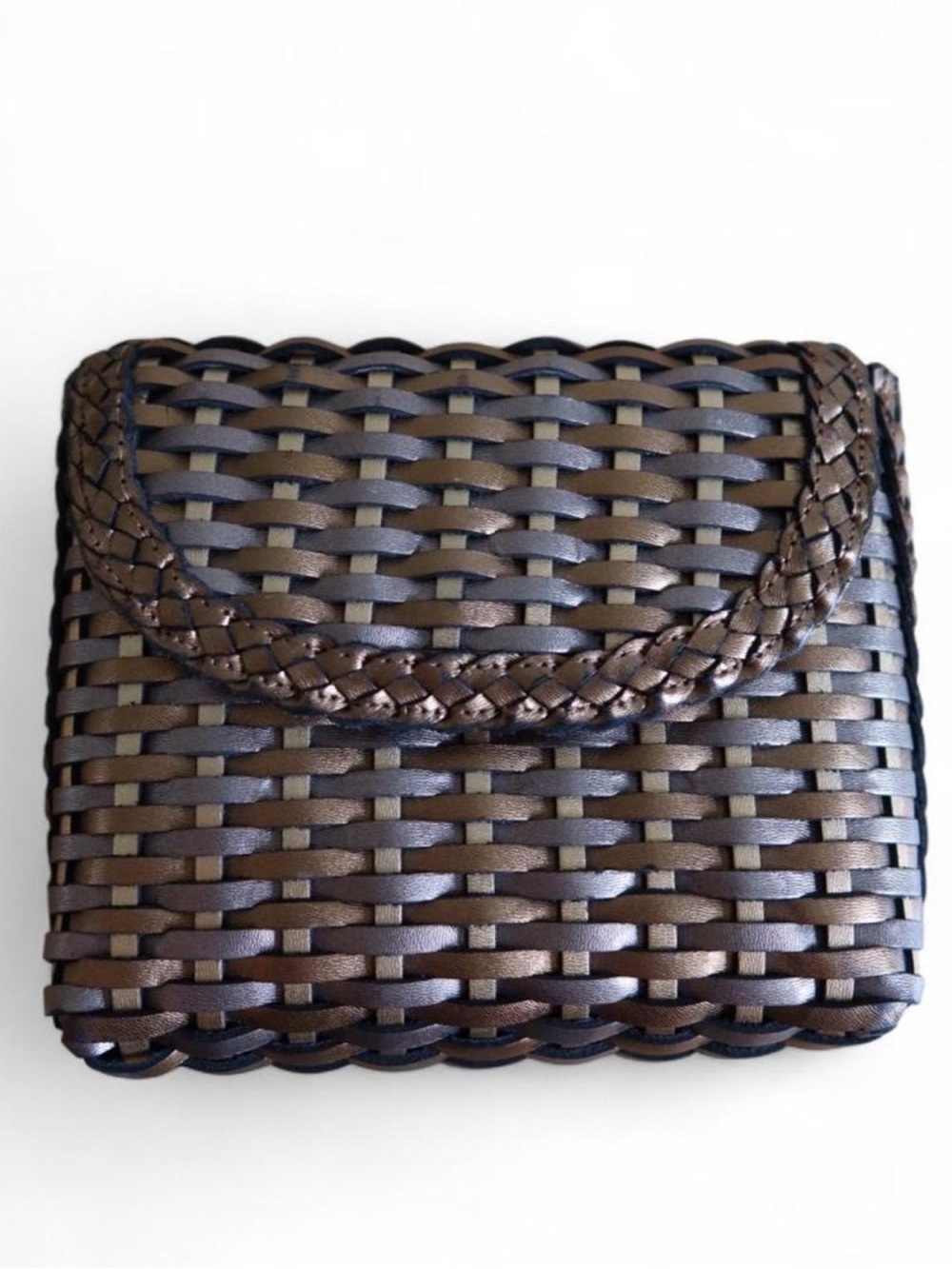 CEM Woven Leather Handbag
